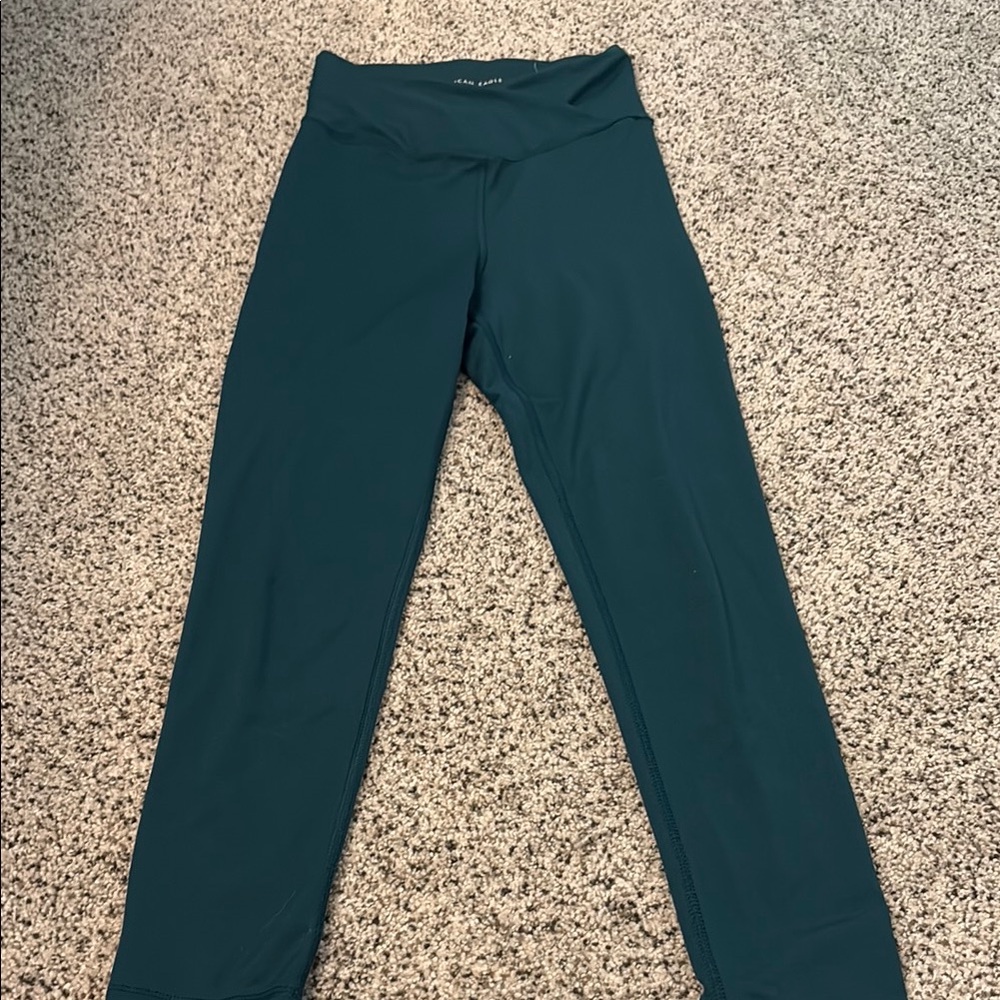 Teal American eagle leggings size XS